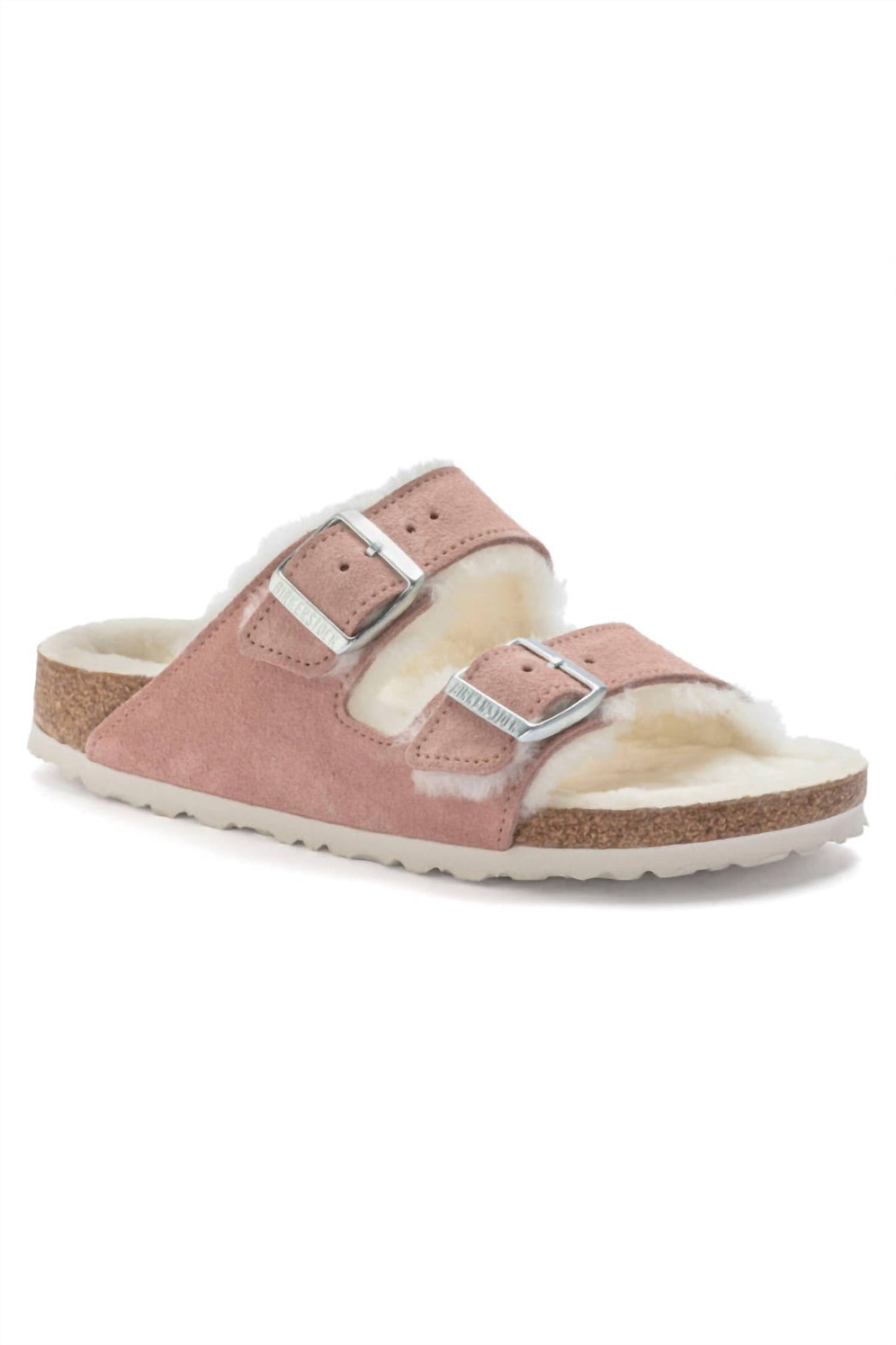 Birkenstock - Women's Arizona Shearling Suede Narrow Sandals