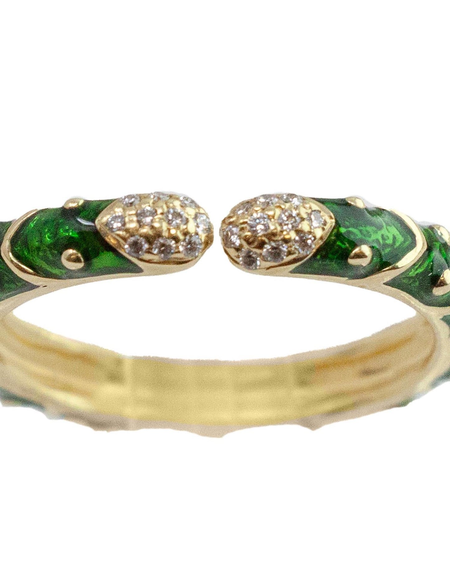 Hidalgo - Women's Enamel Diamond Ring