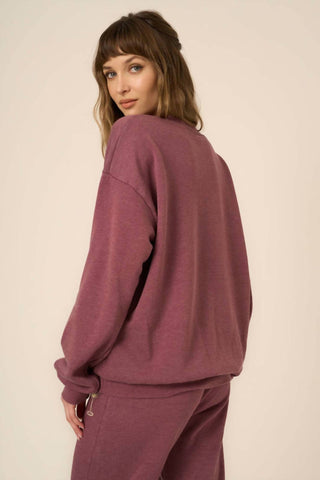 Projeto Social T - Moletom com estampa de folha de champanhe