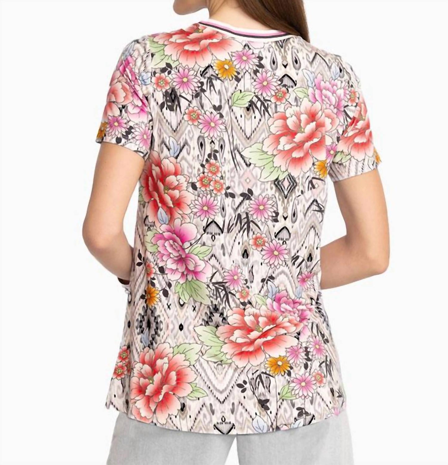 Johnny Was - Janie Azzie Print Swing Tee