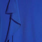 Adrianna Papell - Boat Neck Short Sleeves High Low Hem Short Dress