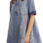 Free People - Remino Denim Mini Dress