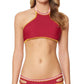 Jessica Simpson - Woodstock Reversible High Neck Bikini Top