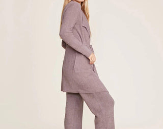 Barefoot Dreams - Cardigan Cozychic Lite com amarração na cintura
