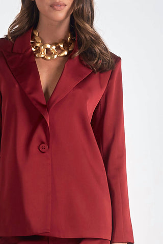 Elan - Blazer de lapela larga