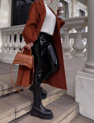 Commando - Control Faux Patent Leather Leggings