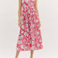 Entro - Floral Print Midi Dress