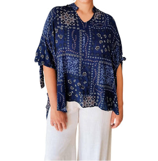 Reneec. - Blusa Boho Paisley - Plus