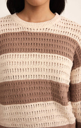 Z Supply - Bonaparte Stripe Crochet Sweater