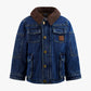 London Fog - Baby Boys Button-front Collared Utility Barn Coat