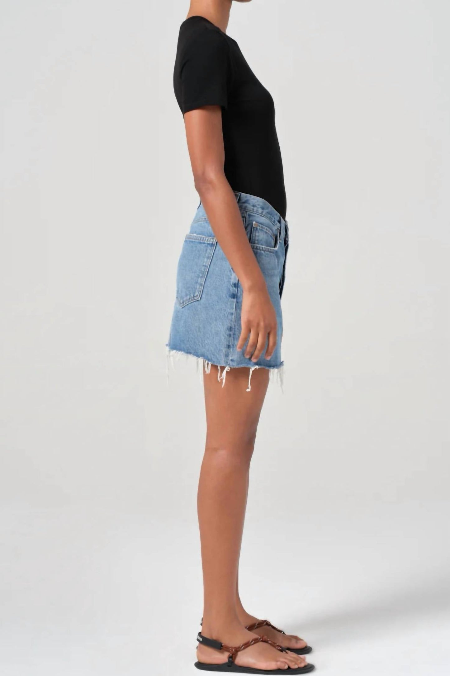 Agolde - V-waist Mini Skirt