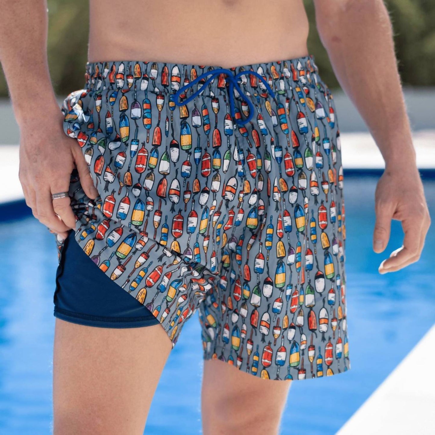 Old South Apparel - Buoy Lined Swim Trunks