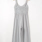 La Society - Half Buttoned Wide Leg Jumpsuit