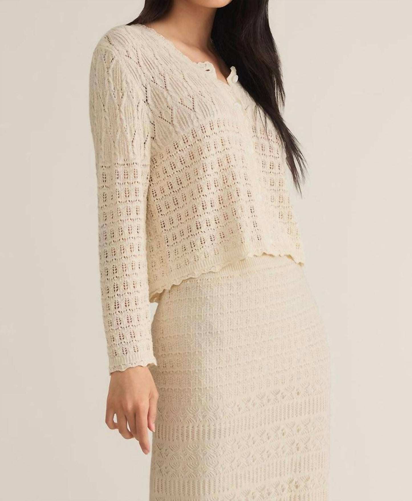 Z Supply - Cardi Crochet Top