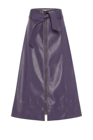 Marie Oliver - Greenwich Vegan Leather Skirt