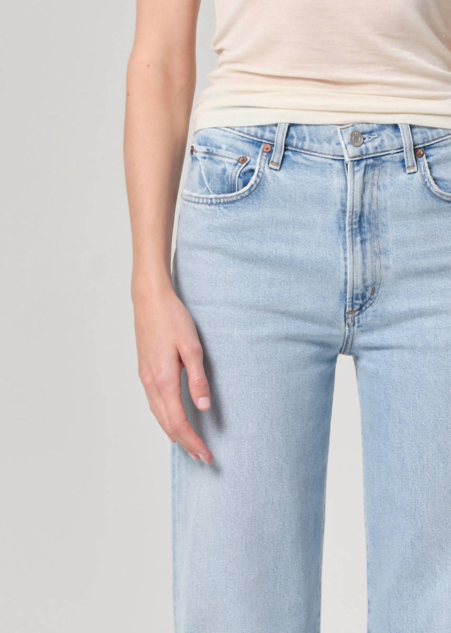 Agolde - Harper Mid Rise Relaxed Straight Jean
