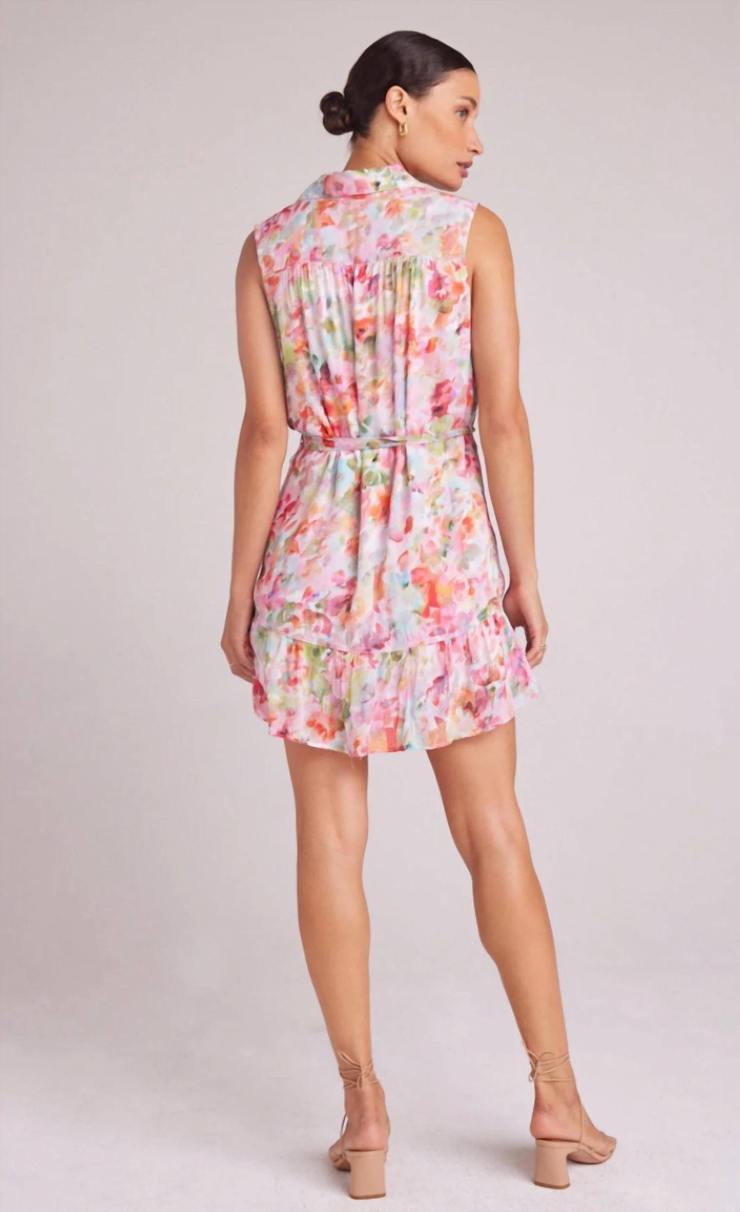 Bella Dahl - Gathered Ruffle Shirt Dress