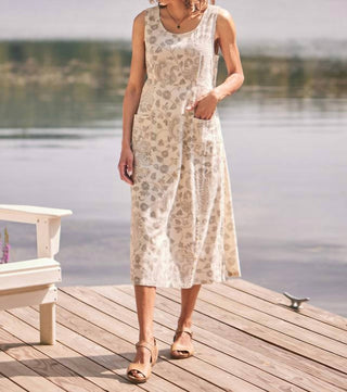 April Cornell - Dancing Peacock Porch Midi Dress