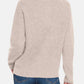 Zenana - Half Zip Long Sleeve Sweater
