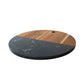 Creative Gifts International - Marble and Acacia Wood Round Board