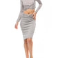 Kendall + Kylie - Knotted Pencil Skirt