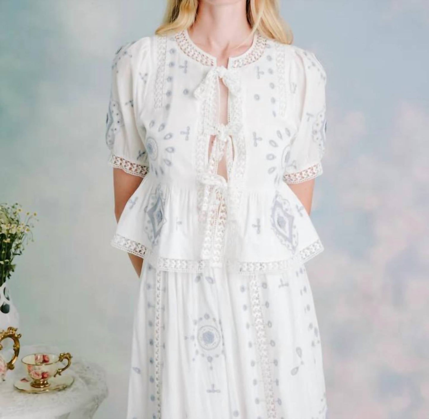 Love The Label - Roseanna Top Forget Me Knot