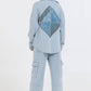 Vintage Havana - Patch Work Button Down Shacket