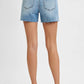Risen - Crissy Side Slit Denim Shorts