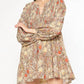 Entro - Fall Floral Long-sleeved Dress
