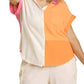 Umgee - Color Block Gauze Top