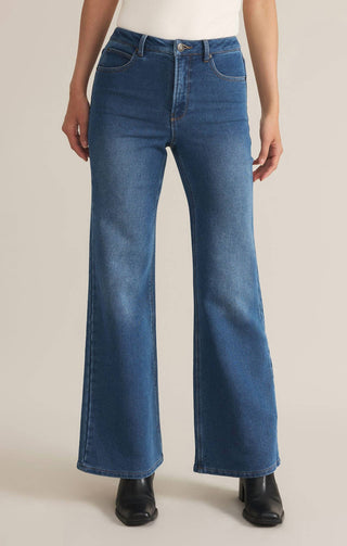 Z Supply - Calça Jeans Georgia Relaxed Leg