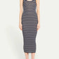 A.L.C. - Iris Stripe Knit Midi Dress