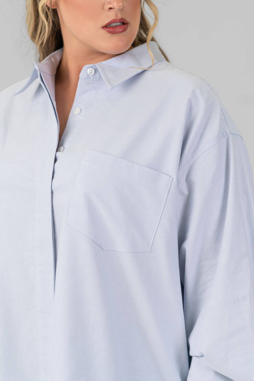 Good American - Oxford Uniform Shirt - Plus