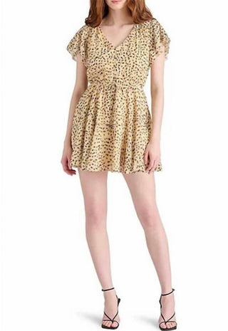 Steve Madden - Cap Sleeve Tie Mini Dress