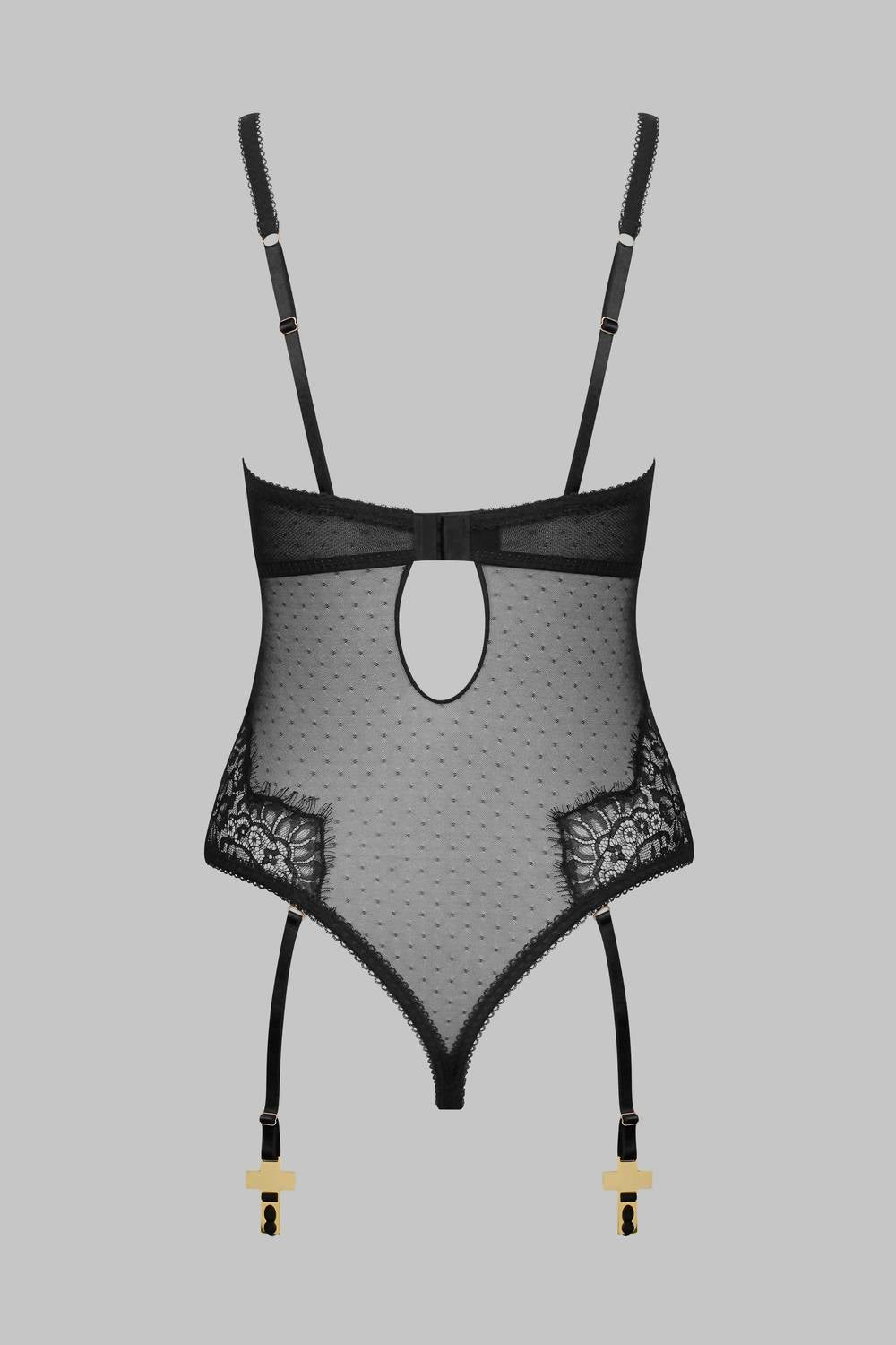 Maison Close - Inspiration Divine Cupless Thong Bodysuit