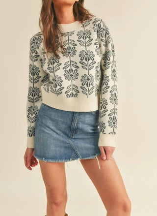 &amp;Merci - Suéter de malha com estampa floral