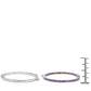3.00 Carat Genuine Amethyst .925 Sterling Silver Earrings