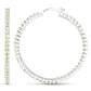 3.50 Carat Genuine Peridot .925 Sterling Silver Earrings