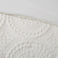 Full/Queen Embroidered Medallion Faux Fur Ultra Plush Comforter Mini Set