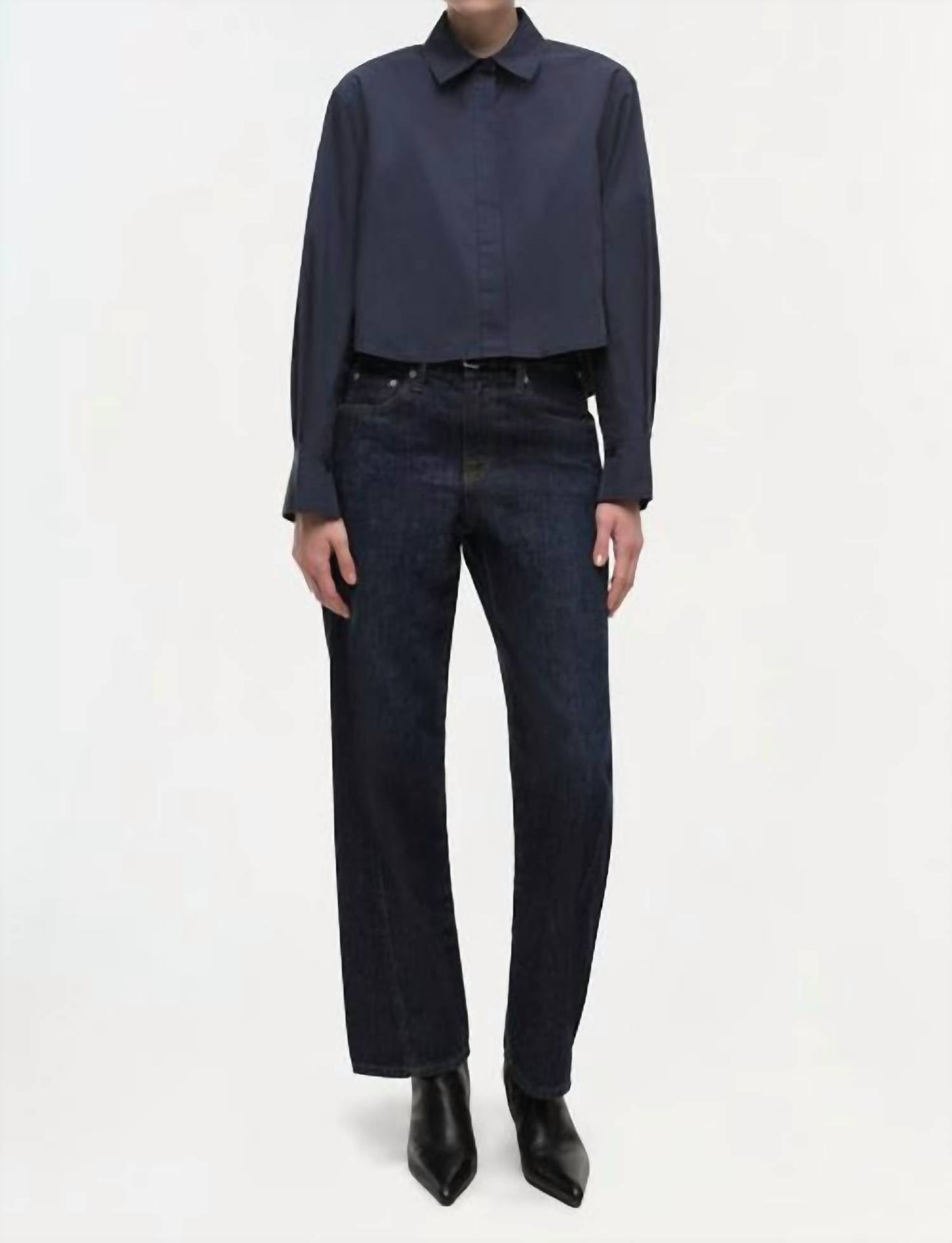 Simkhai - Renata Cropped Button Down Shirt