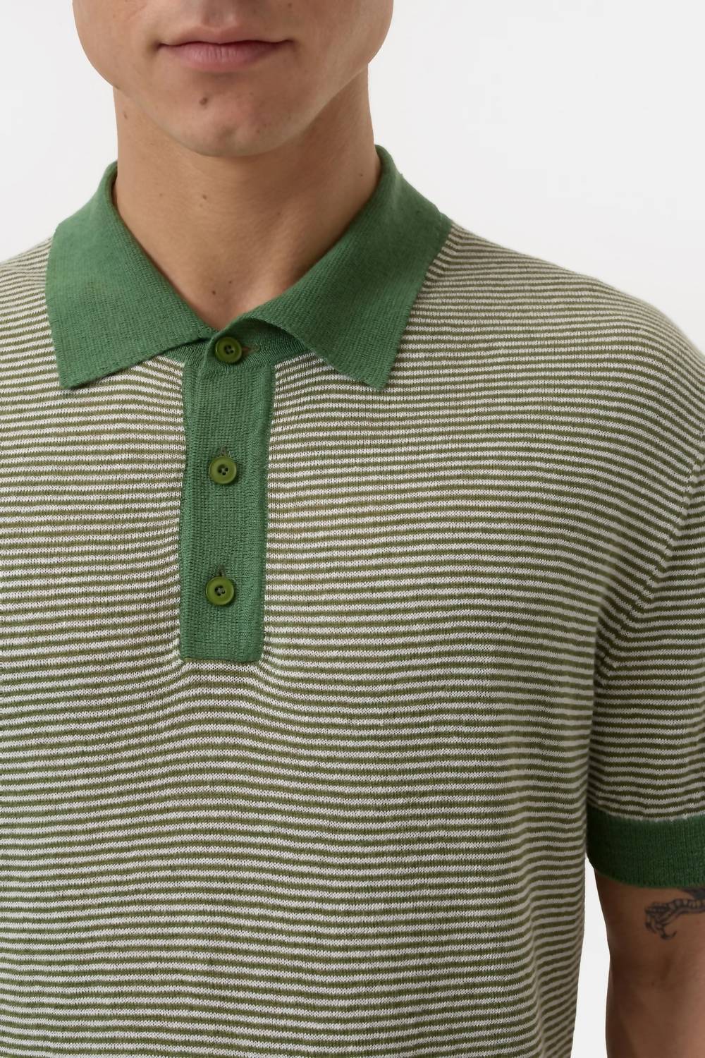 Closed - Polo Shirt With Linen Blend