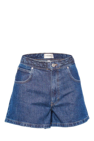 Moldura - Short com Cós Trançado