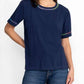 Johnny Was - CROCHET CREW NECK TEE