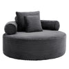Round Sofa Bed With 3 Pillows For Living Room
