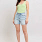 Judy Blue - Two Button Dad Style Denim Shorts