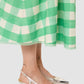 Tara Jarmon - Javoue Gingham Midi Skirt