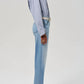 Citizens Of Humanity - Palma High Waist Raw Hem Straight Leg Jeans