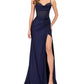 Ashleylauren - Elegant Jersey Prom Gown