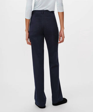 Atm - Cotton Twill Flare Leg Pant