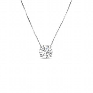 Diana M Jewels - 1.05 Cts Lab Grown Round Diamond Solitaire Pendant